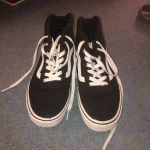 Vans high top, black 8 1/2 women’s